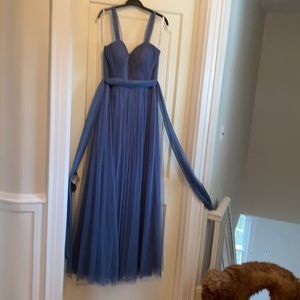 Revelry Rosalie Dusty Blue. Size 8. Never altered.